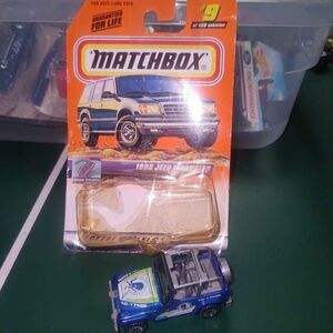 Matchbox Ocean Explorer Blue 1998 Jeep Wrangler - 1999